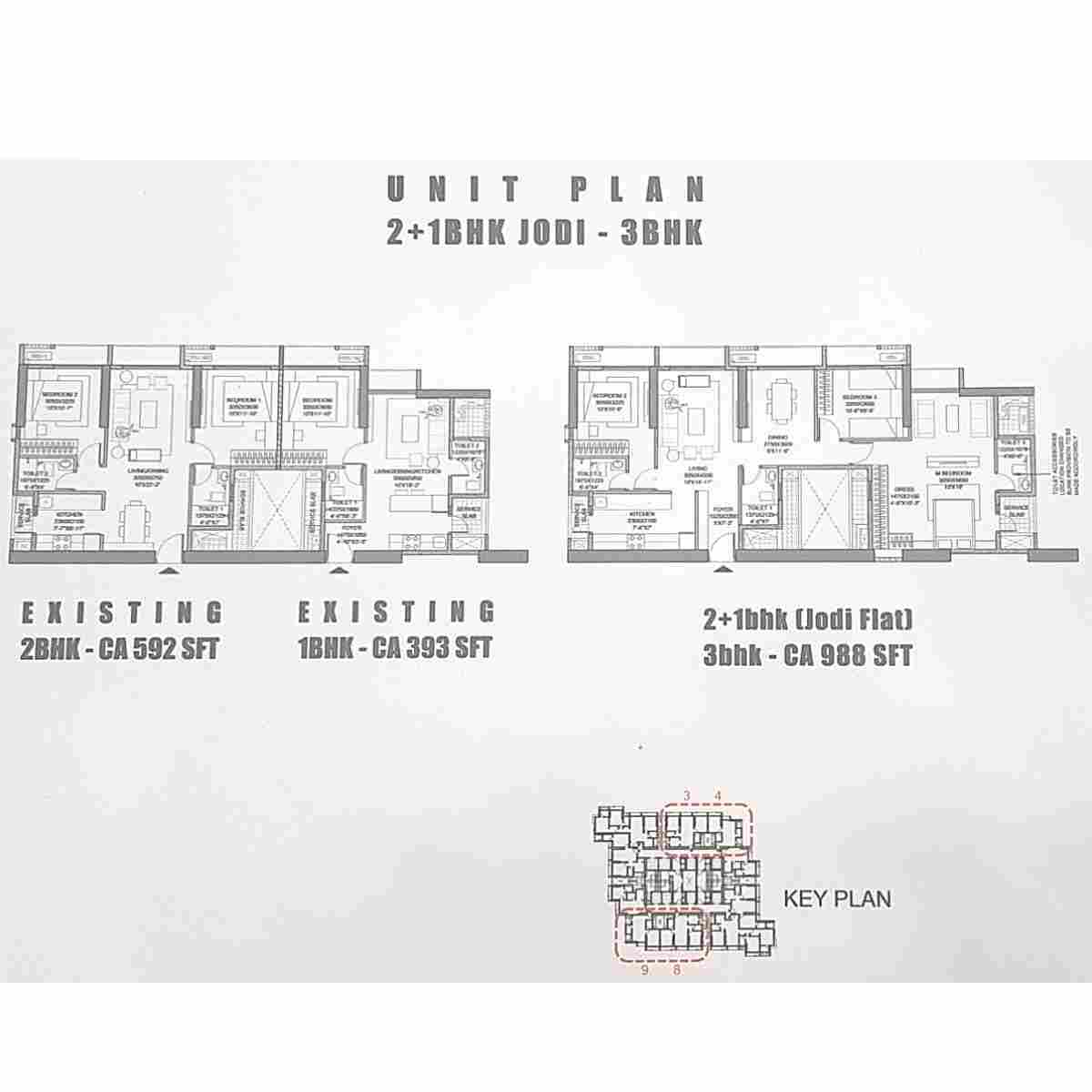 Sheth-Auris-Tower-B-Clara-Floor-Plan-3-BHK-988-sqft